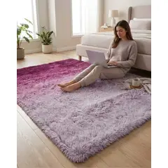 GENERICO - Alfombra Shaggy Peluda Extra Suave VERANO / INVIERNO 300 x 200 cm