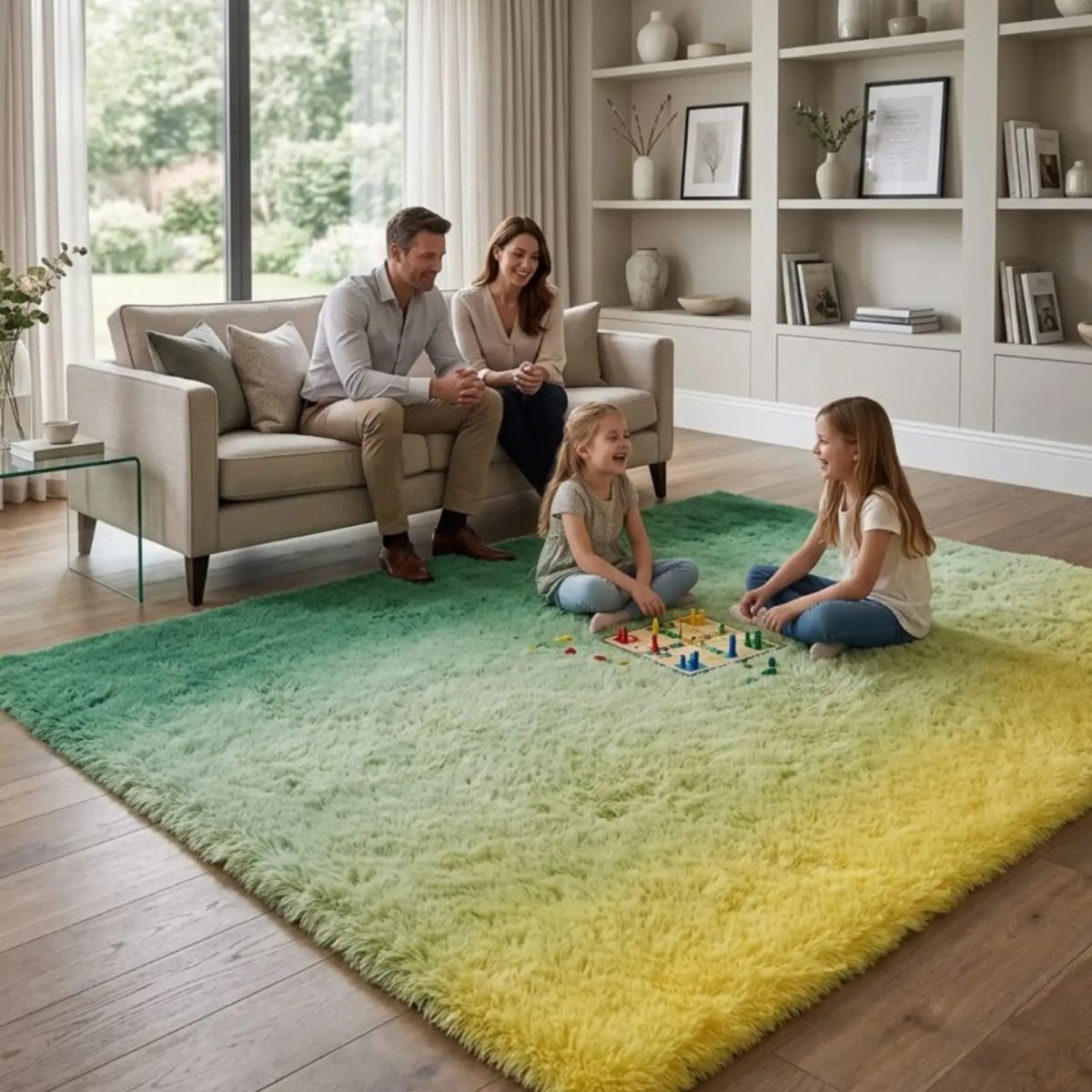 GENERICO - Alfombra Shaggy Peluda Extra Suave VERANO / INVIERNO 300 x 200 cm