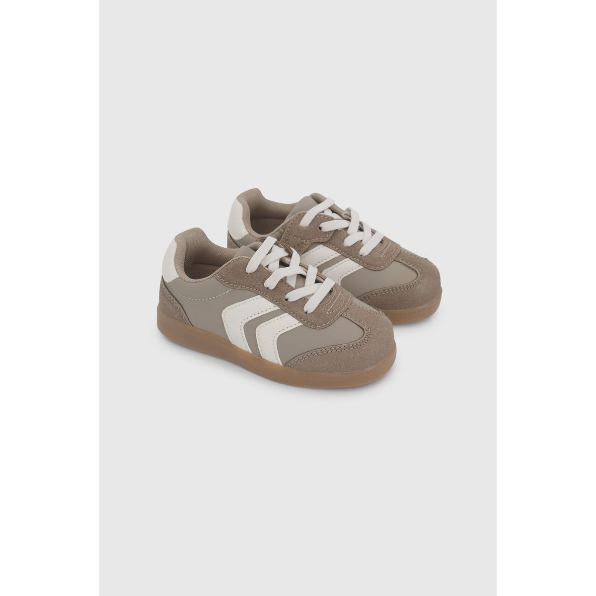 COLLOKY - Zapatilla Unisex Café con Cordón elástico y Velcro