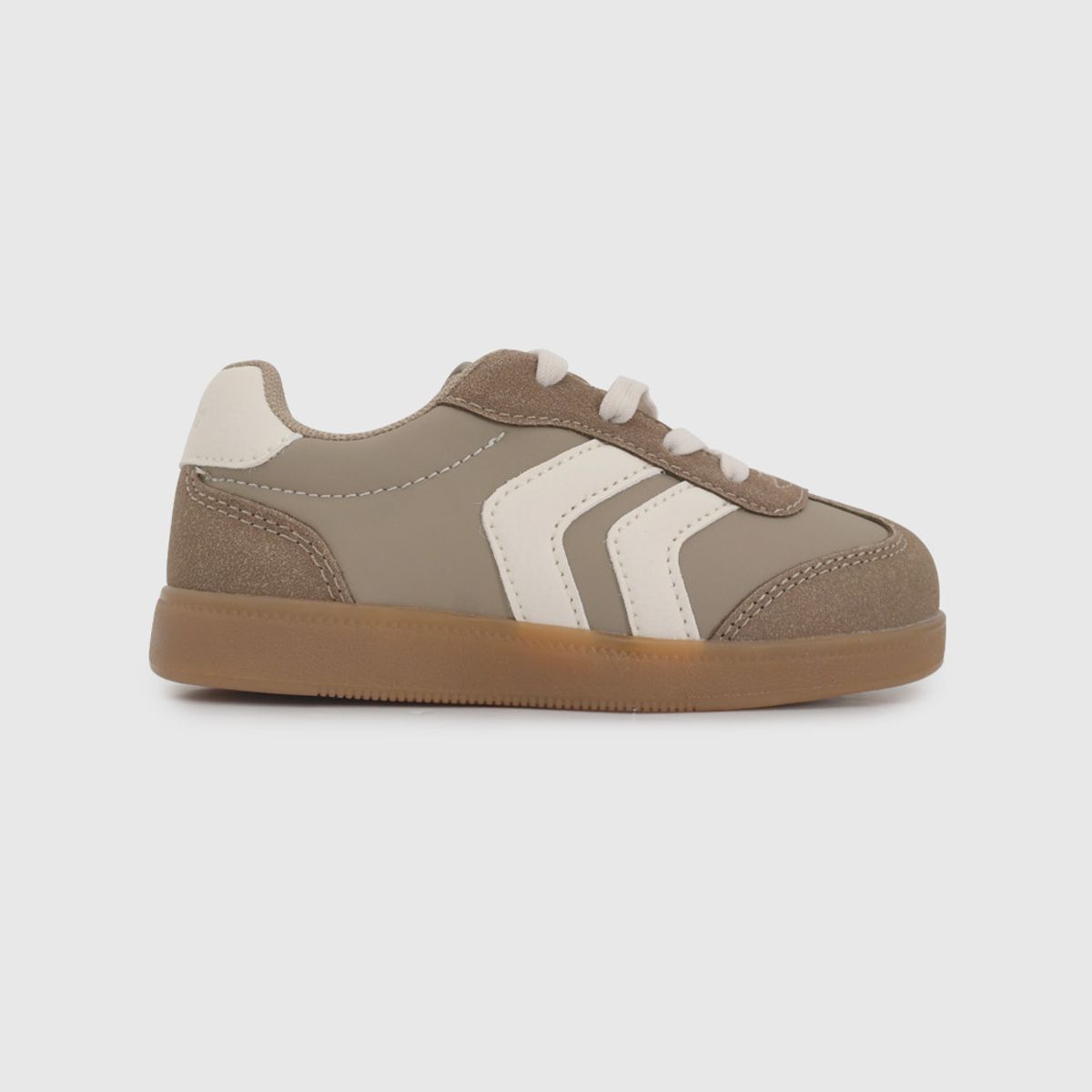 COLLOKY - Zapatilla Unisex Café con Cordón elástico y Velcro