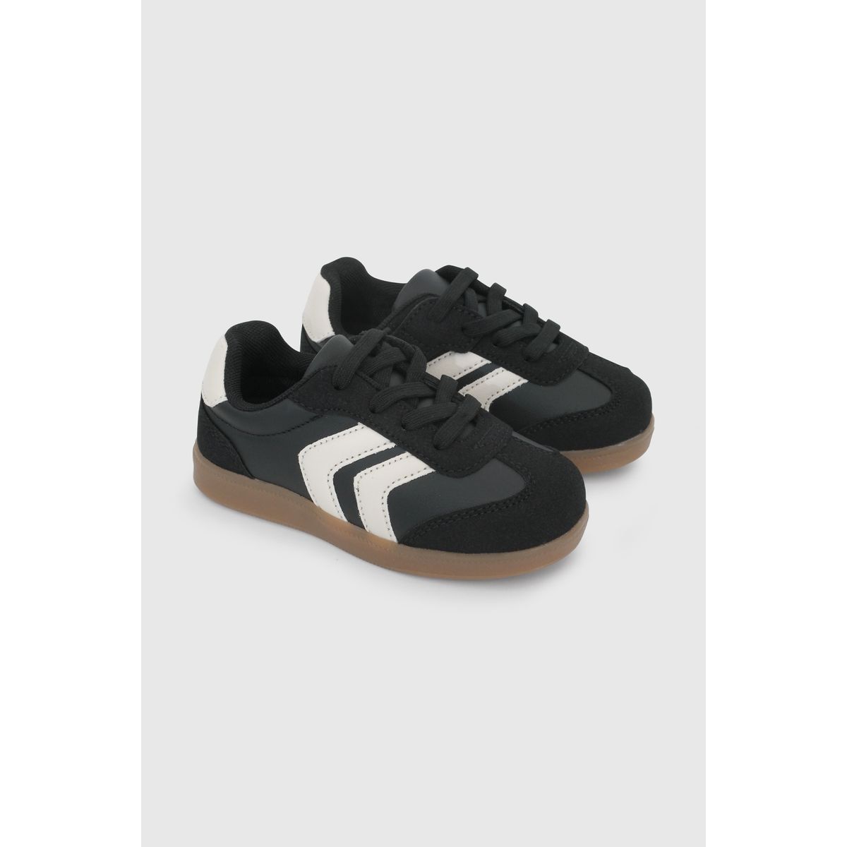COLLOKY - Zapatilla Unisex Negra con Cordón elástico y Velcro