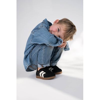 Imagen 2 del producto Zapatilla Unisex Negra con Cordón elástico y Velcro