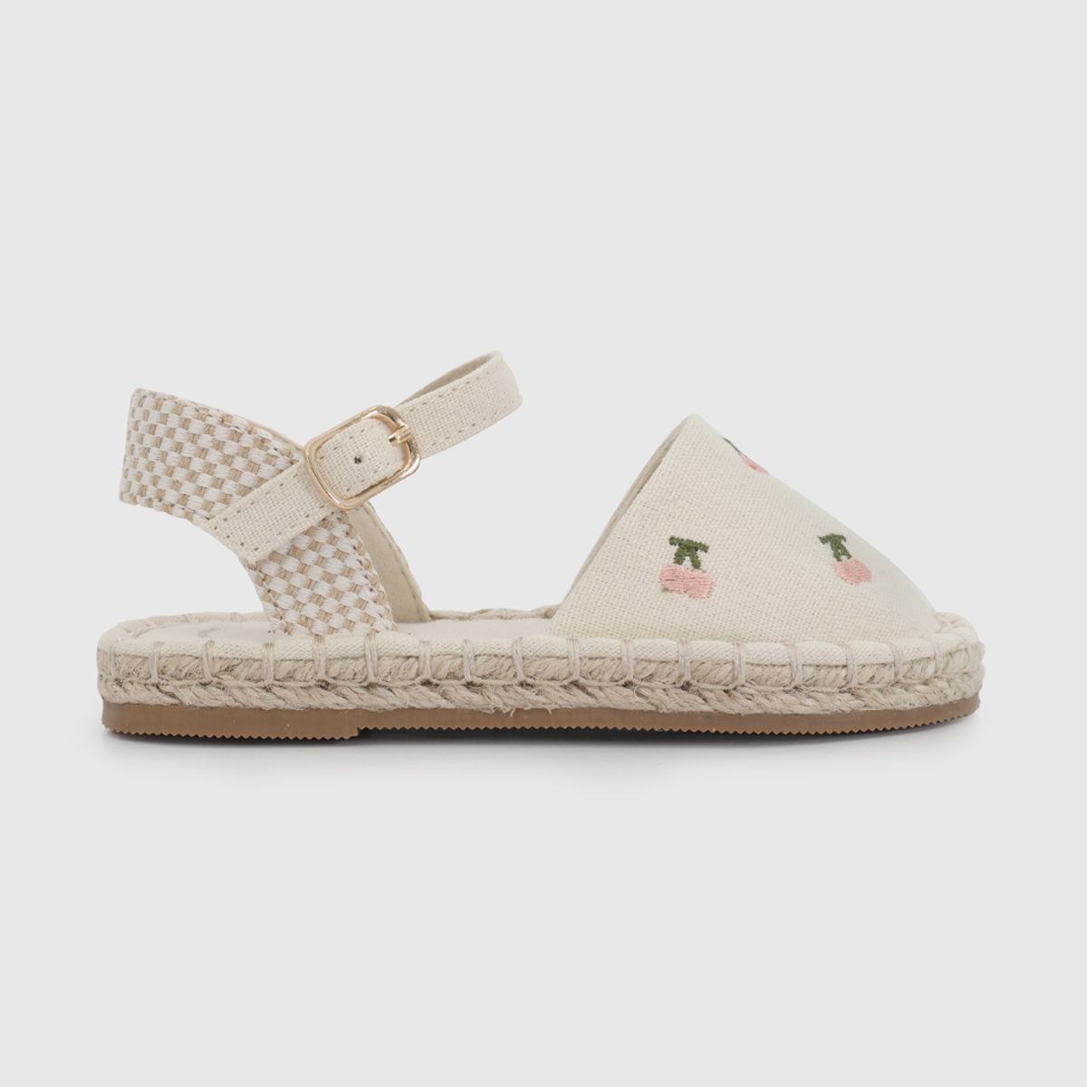 COLLOKY - Alpargata de Niña Blanca con Hebilla