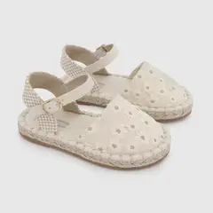 COLLOKY - Alpargata de Niña Caminante Multicolor con Hebilla