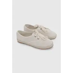 COLLOKY - Zapato de Niño Beige con Cordón