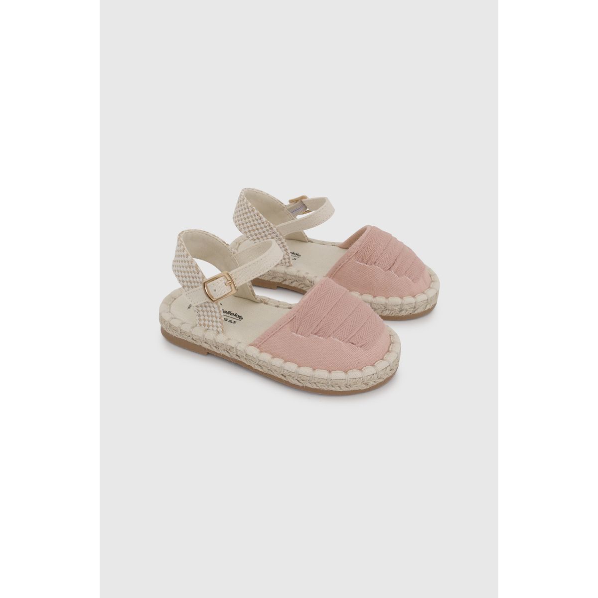 COLLOKY - Alpargata de Niña Rosa Viejo con Hebilla