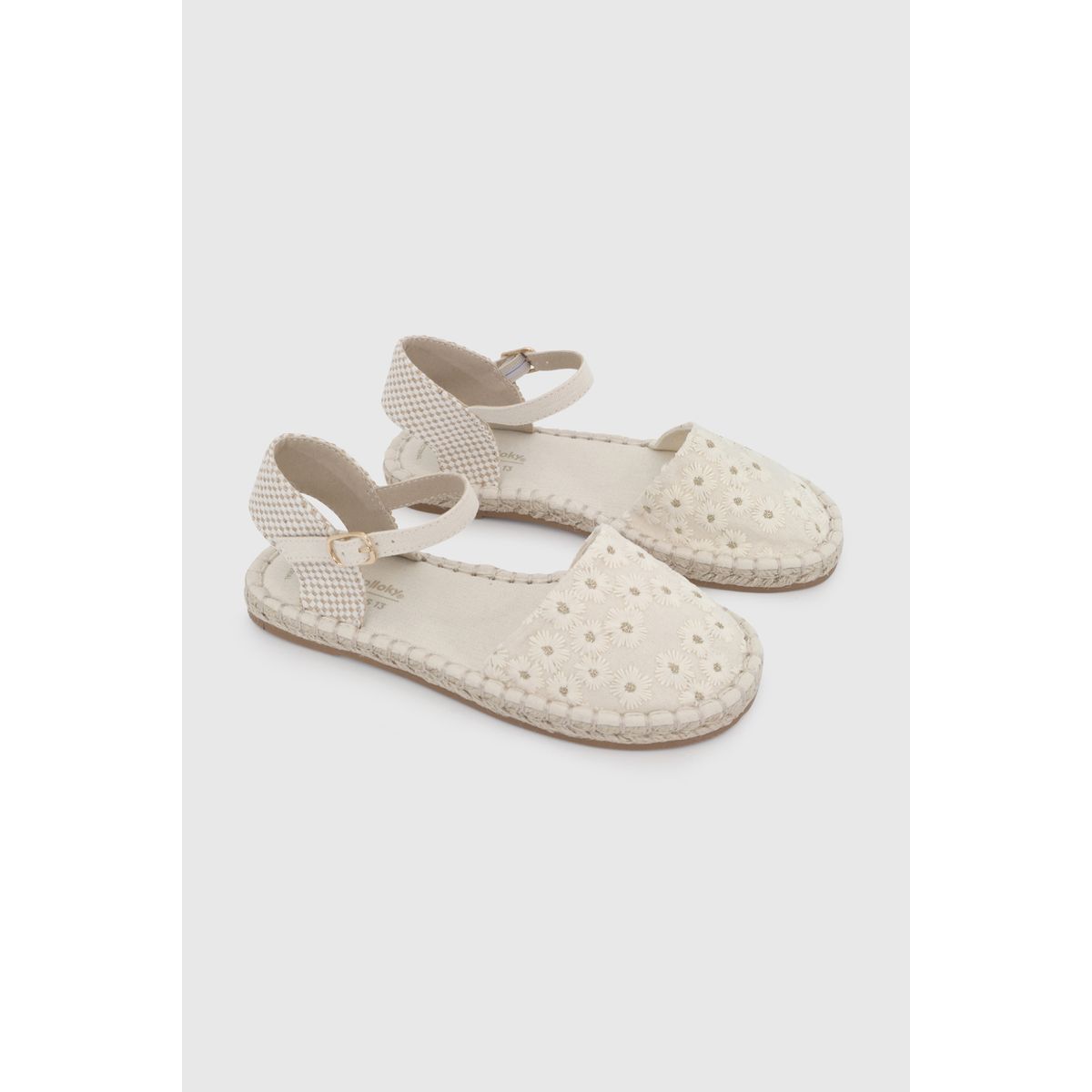 COLLOKY - Alpargata de Niña Nude con Hebilla