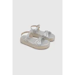 COLLOKY - Sandalia de Niña Negra con Velcro