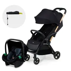 KINDERKRAFT - Travel System Apino 2 en 1 Negro
