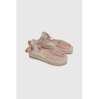 Alpargata de Niña Rosa Viejo con Cinta