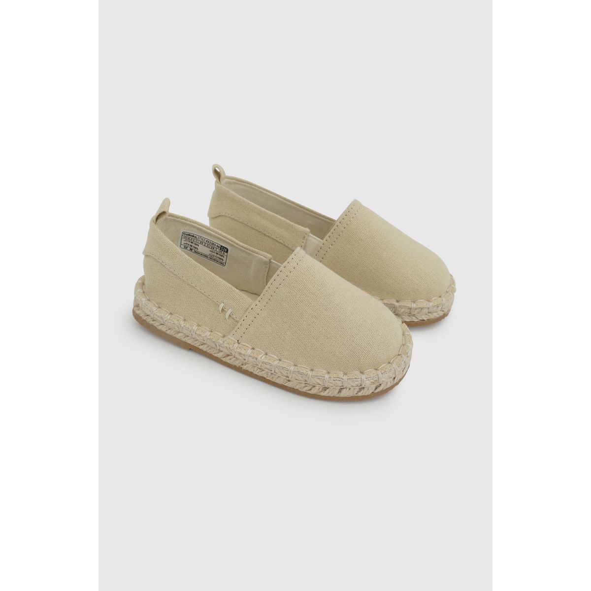 COLLOKY - Alpargata de Niño Beige sin Cierre
