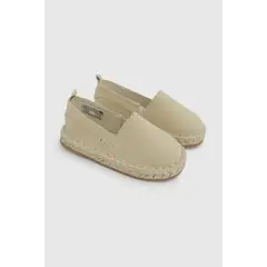 COLLOKY - Alpargata de Niño Beige sin Cierre