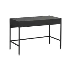 RELAN - Escritorio Forge Moderno Con 2 Cajones 120x60x78 cm Negro