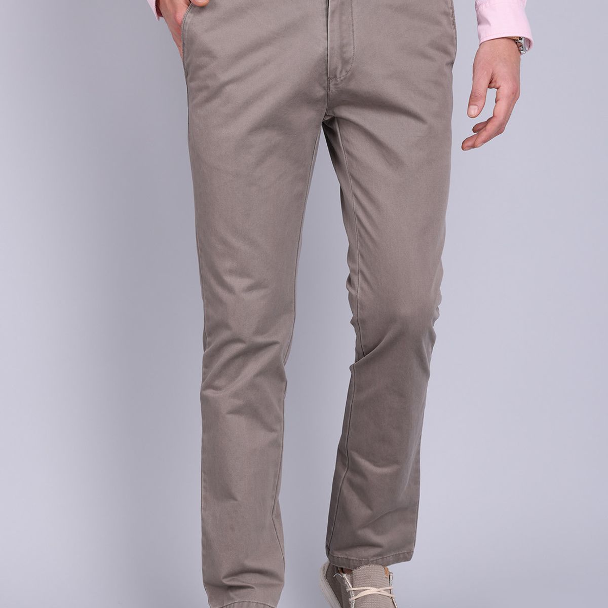 ARROW - Pantalón Chino Hombre Arrow Básico Regular Fit Marrón ARROW