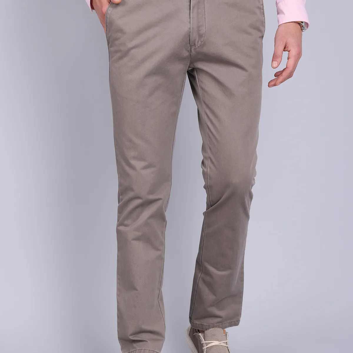 ARROW - Pantalón Chino Hombre Arrow Básico Regular Fit Marrón ARROW