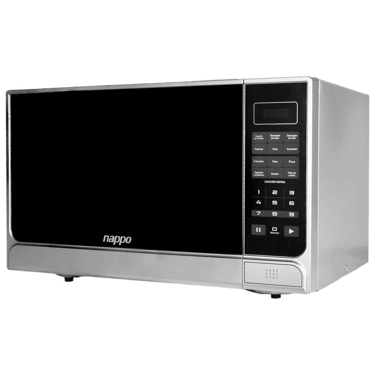 NAPPO - Microondas NAPPO 28L Digital 6 Programas Vidrio Espejado