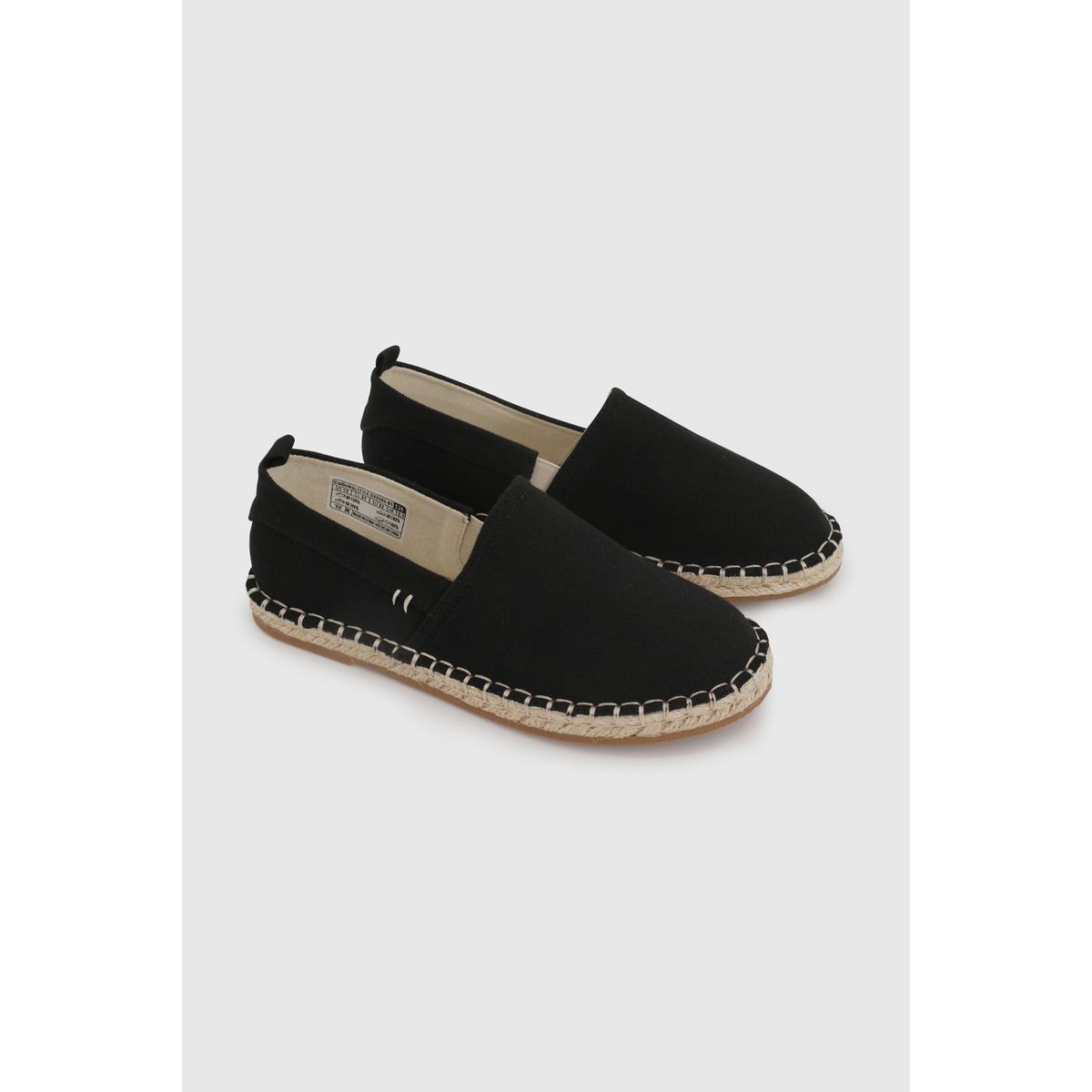 COLLOKY - Alpargata de Niño Negra sin Cierre