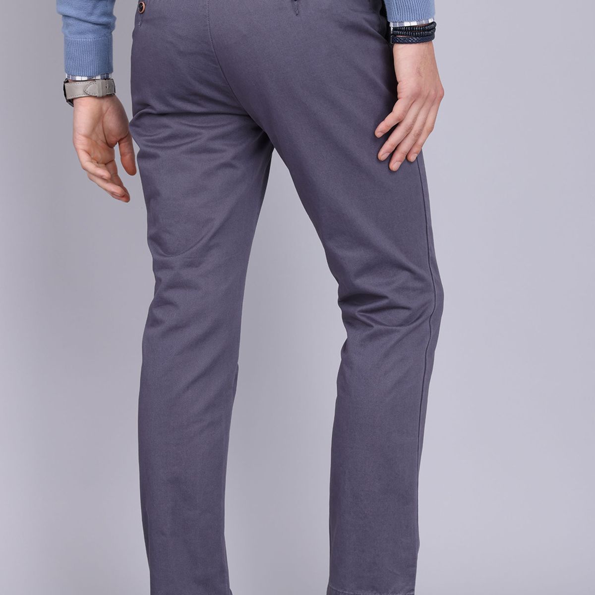 ARROW - Pantalón Chino Arrow Básico Regular Fit Gris ARROW