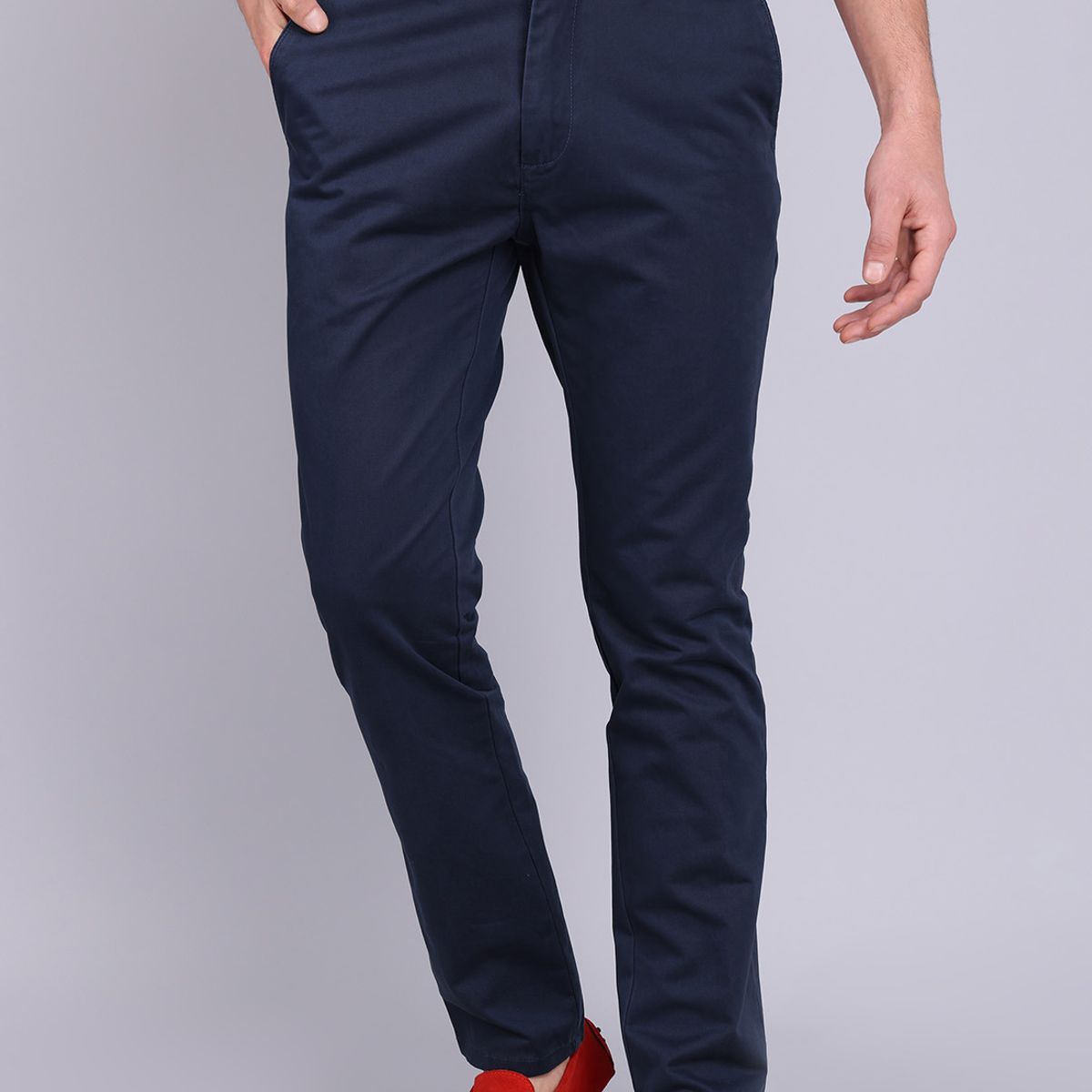 ARROW - Pantalón Chino Arrow Básico Regular Fit Azul ARROW