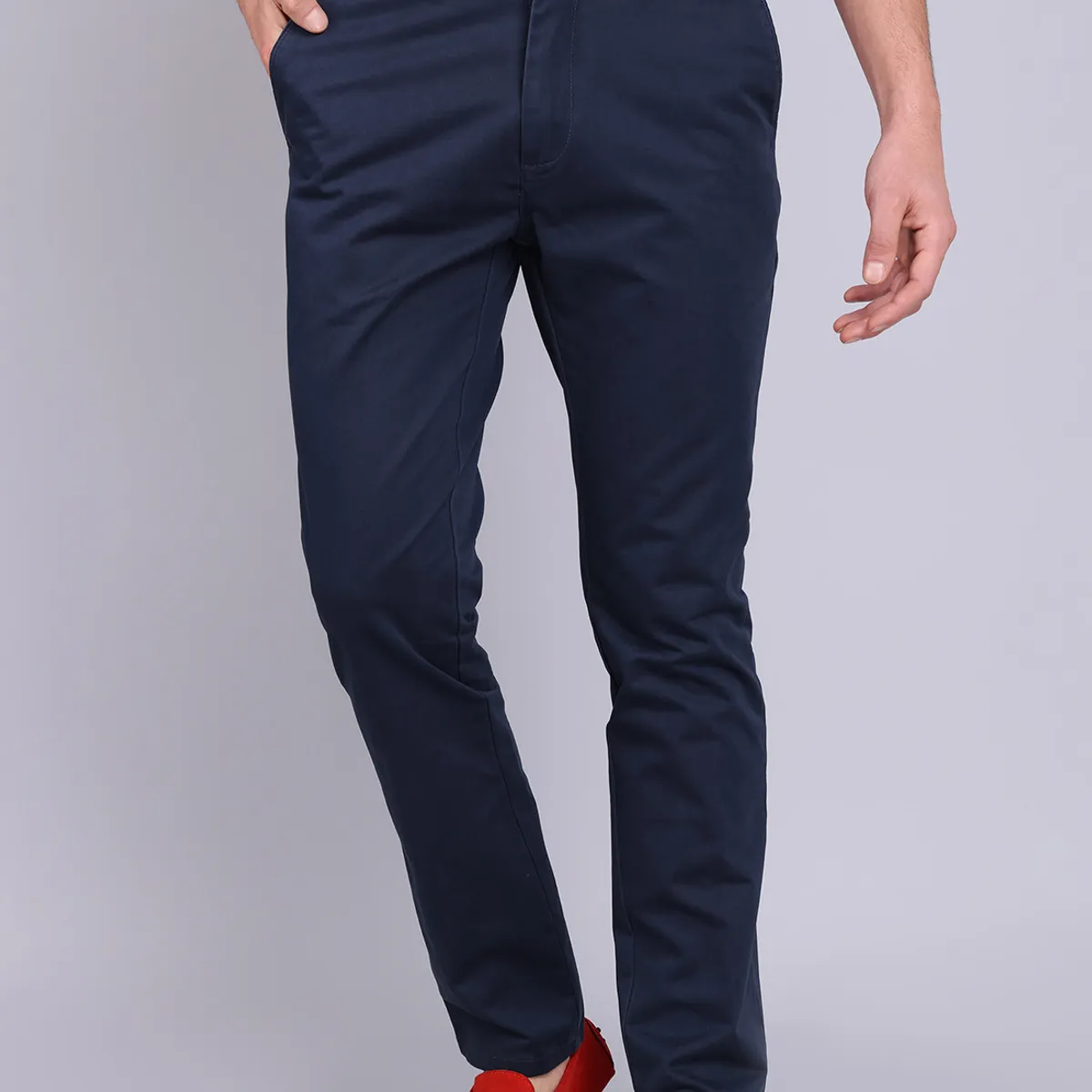ARROW - Pantalón Chino Arrow Básico Regular Fit Azul ARROW