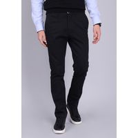 Pantalón Chino Hombre Básico Regular Fit Negro
