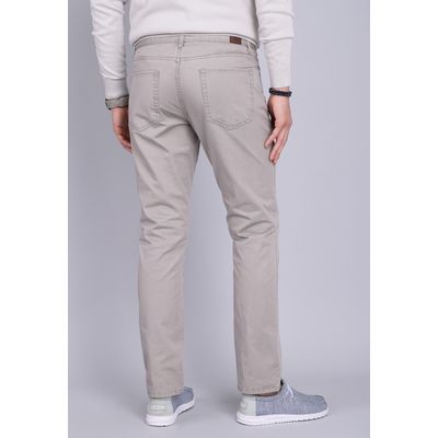 Imagen 2 del producto Pantalón Hombre 5 Pocket Básico Regular Fit Algodón Gris