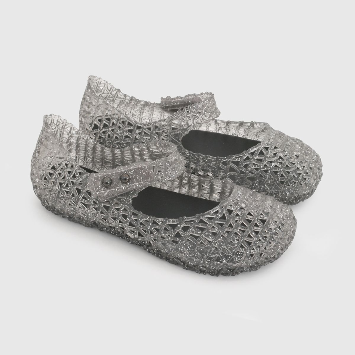 COLLOKY - Sandalia de Agua Plateada de Niña con Velcro