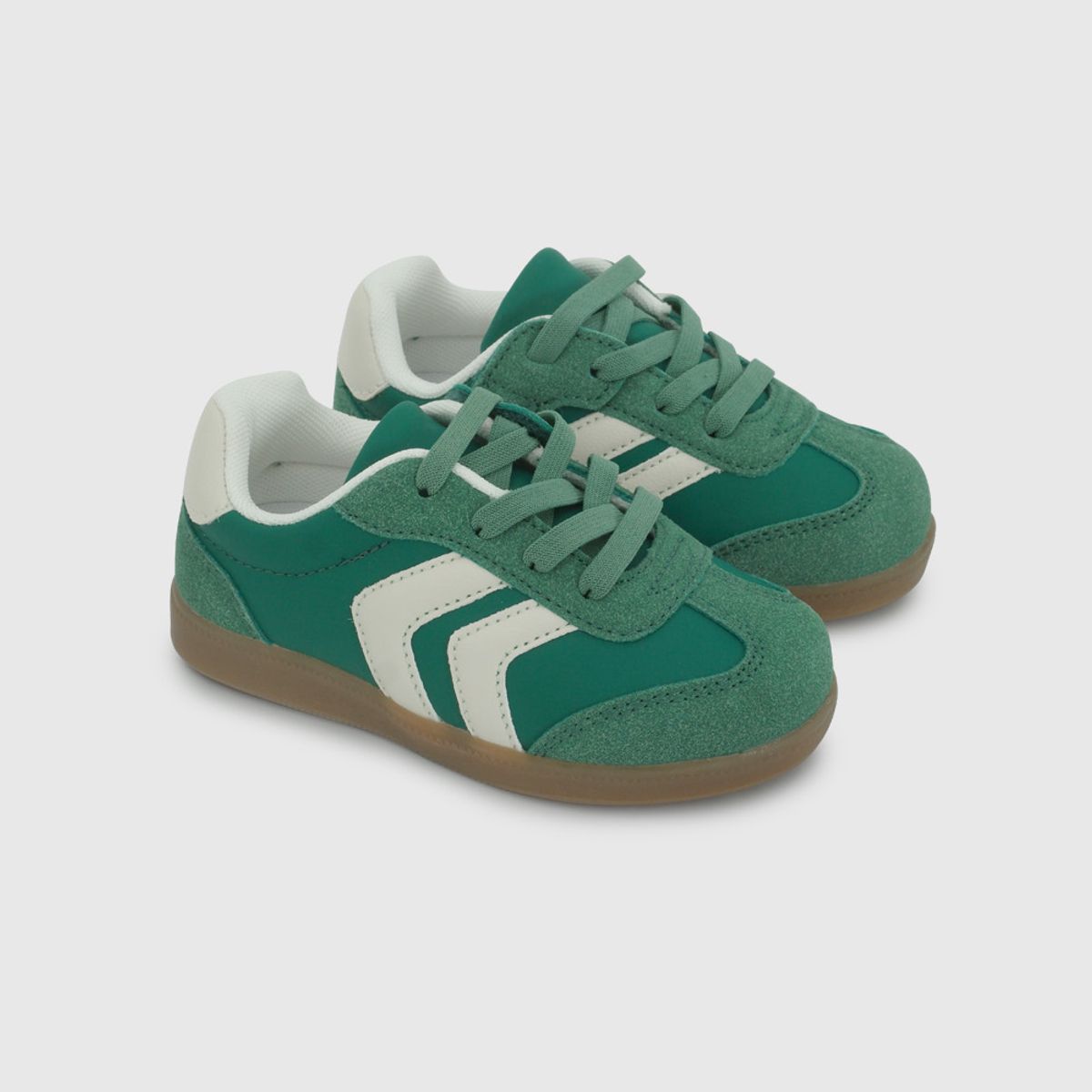COLLOKY - Zapatilla Unisex Verde con Cordón elástico y Velcro