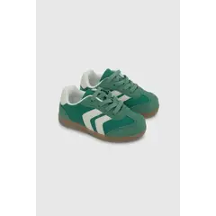 COLLOKY - Zapatilla Unisex Verde con Cordón elástico y Velcro