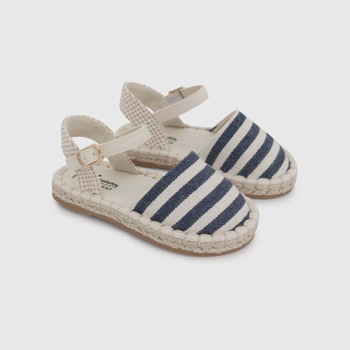 COLLOKY - Alpargata de Niña Caminante Multicolor con Hebilla