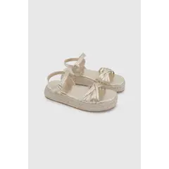 COLLOKY - Alpargata de Niña Dorada con Velcro