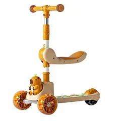 GENERICO - Scooter Capibara Monopatin Juguete Regalo Para Niños Marron