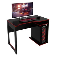 Escritorio Gamer compacto NegroRojo 745x105x60 cm