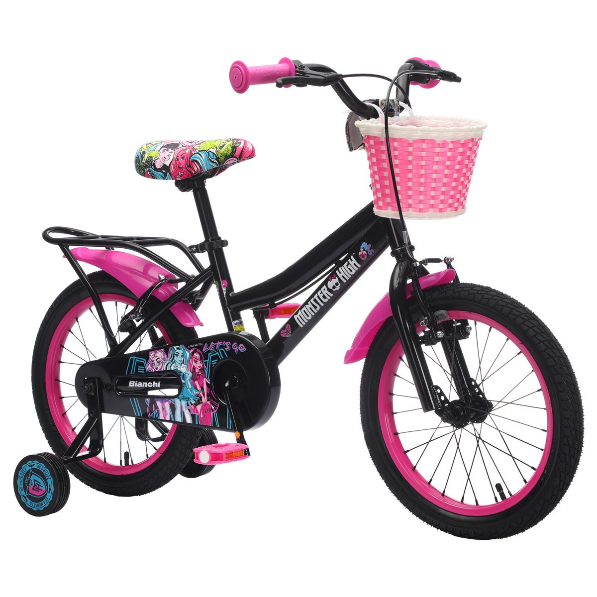 BIANCHI - BICICLETA MONSTER HIGH 16 NEGRO