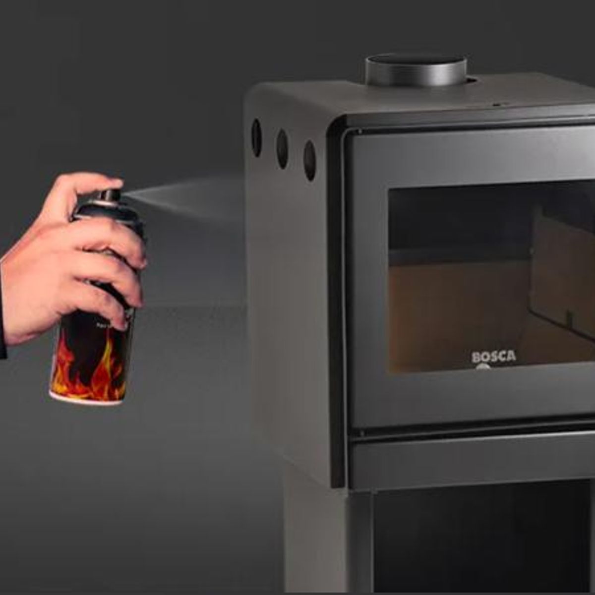 BOSCA - PINTSPRAY BOSCA PCALEFACTORES CHARCOAL INFLA