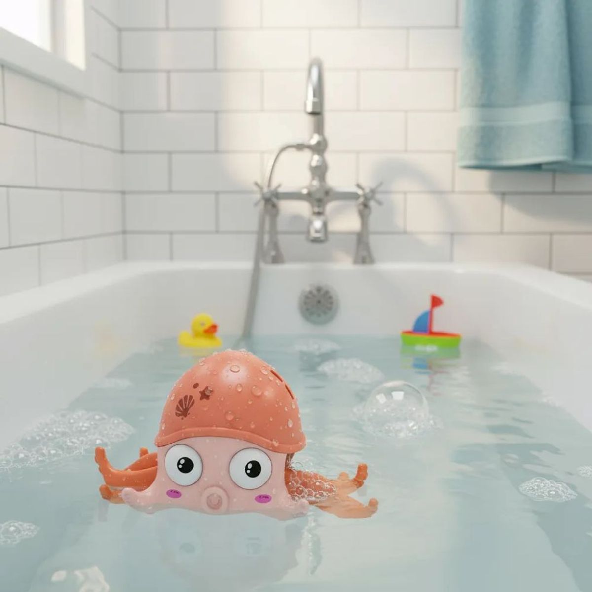 GENERICO - Juguete Pulpo Interactivo Para Niños Piscina Tierra Y Baño