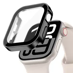 GENERICO - Protector Carcasa Slim Para Apple Watch 42mm Serie 11 / S10 - Negro