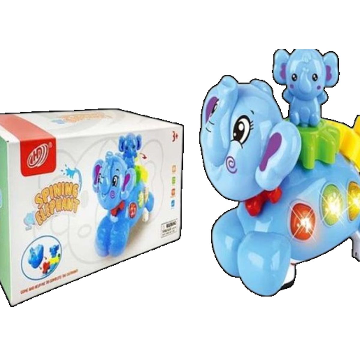 GENERICO - Juguete elefante musical para bebe y niños