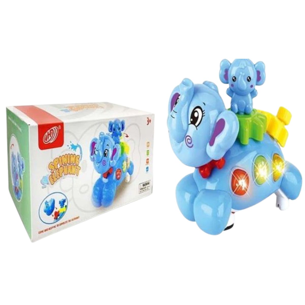 GENERICO - Juguete elefante musical para bebe y niños