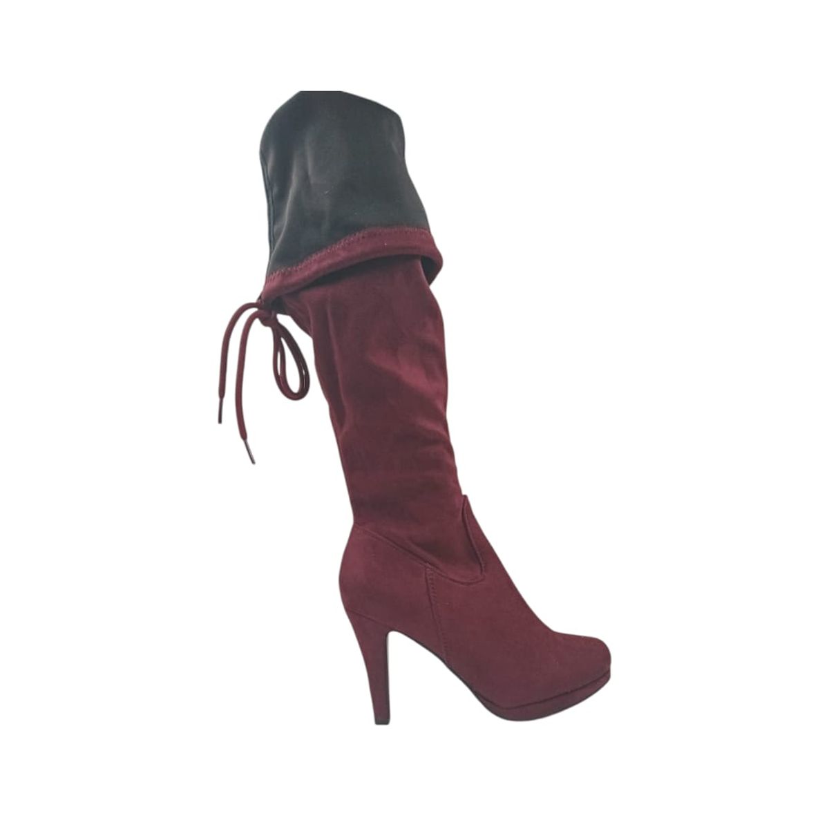 HERIEL - Bota Burdeos Taco Mujer