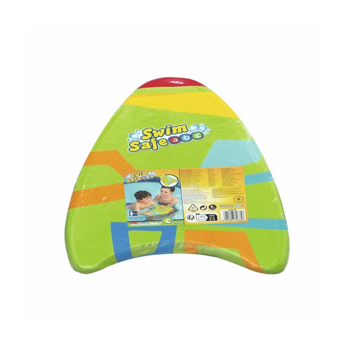 BESTWAY - Tabla Natación Niños Color Verde