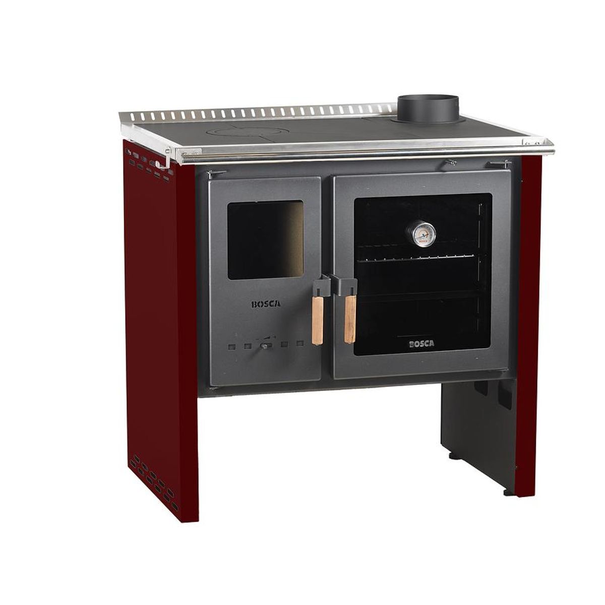 BOSCA - COCINA LEÑA 2P BOSCA HESTIA 90 BURDEO