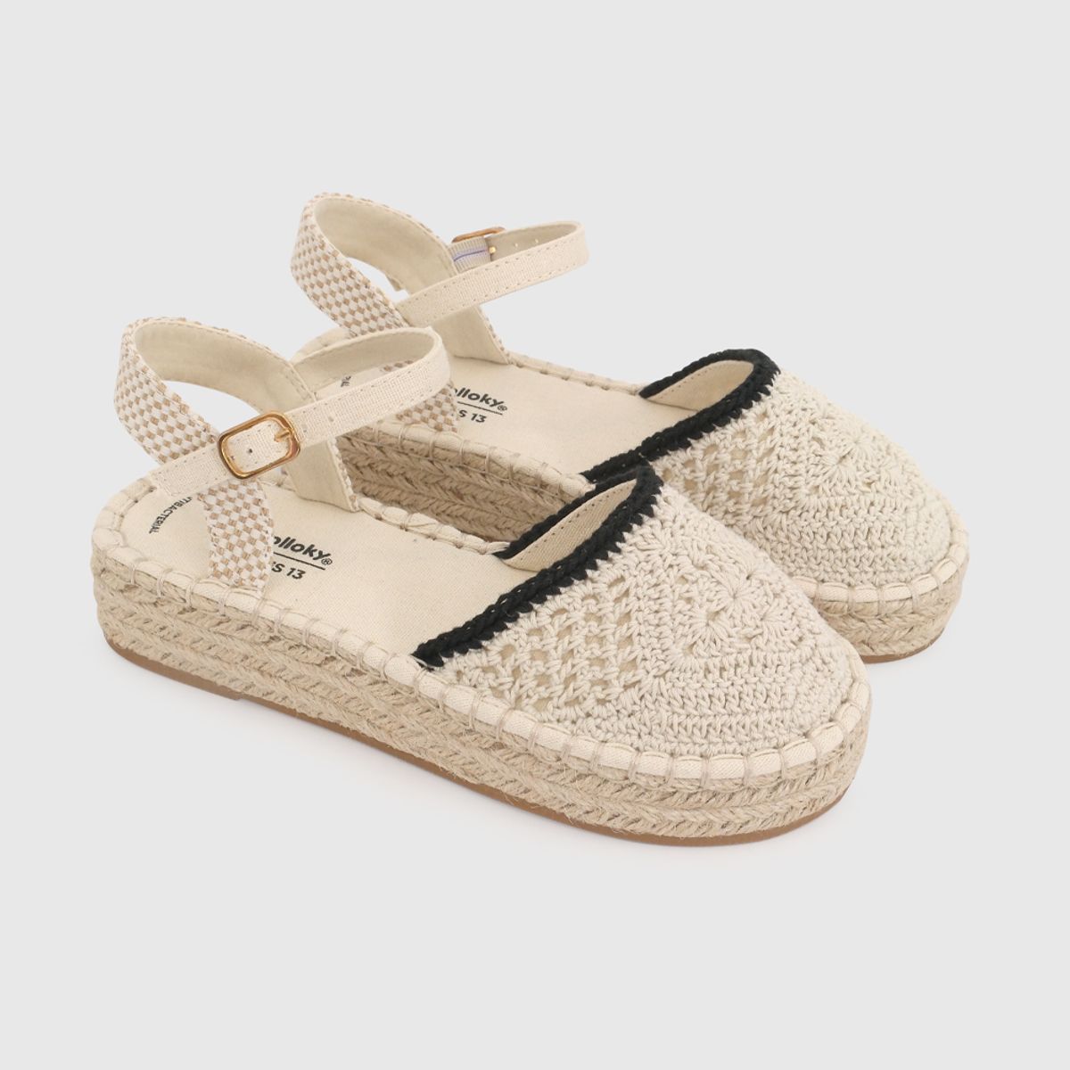 COLLOKY - Alpargata de Niña Rosa Viejo con Hebilla