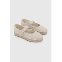 Ballerina de Niña Nude con Hebilla