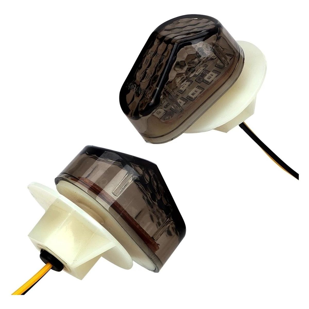 GENERICO - Intermitentes Led Para Motos Tipo Tortuga 2 Pares