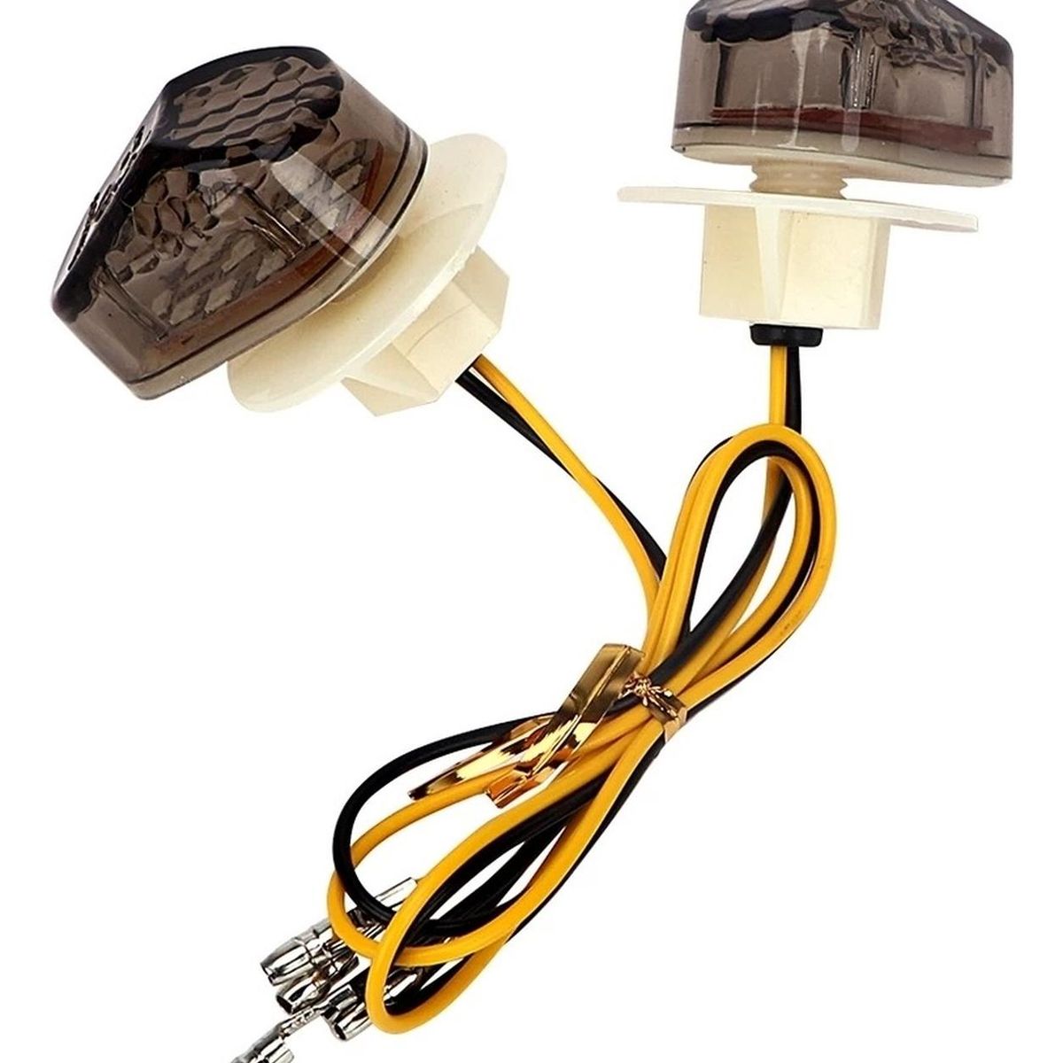 GENERICO - Intermitentes Led Para Motos Tipo Tortuga 2 Pares
