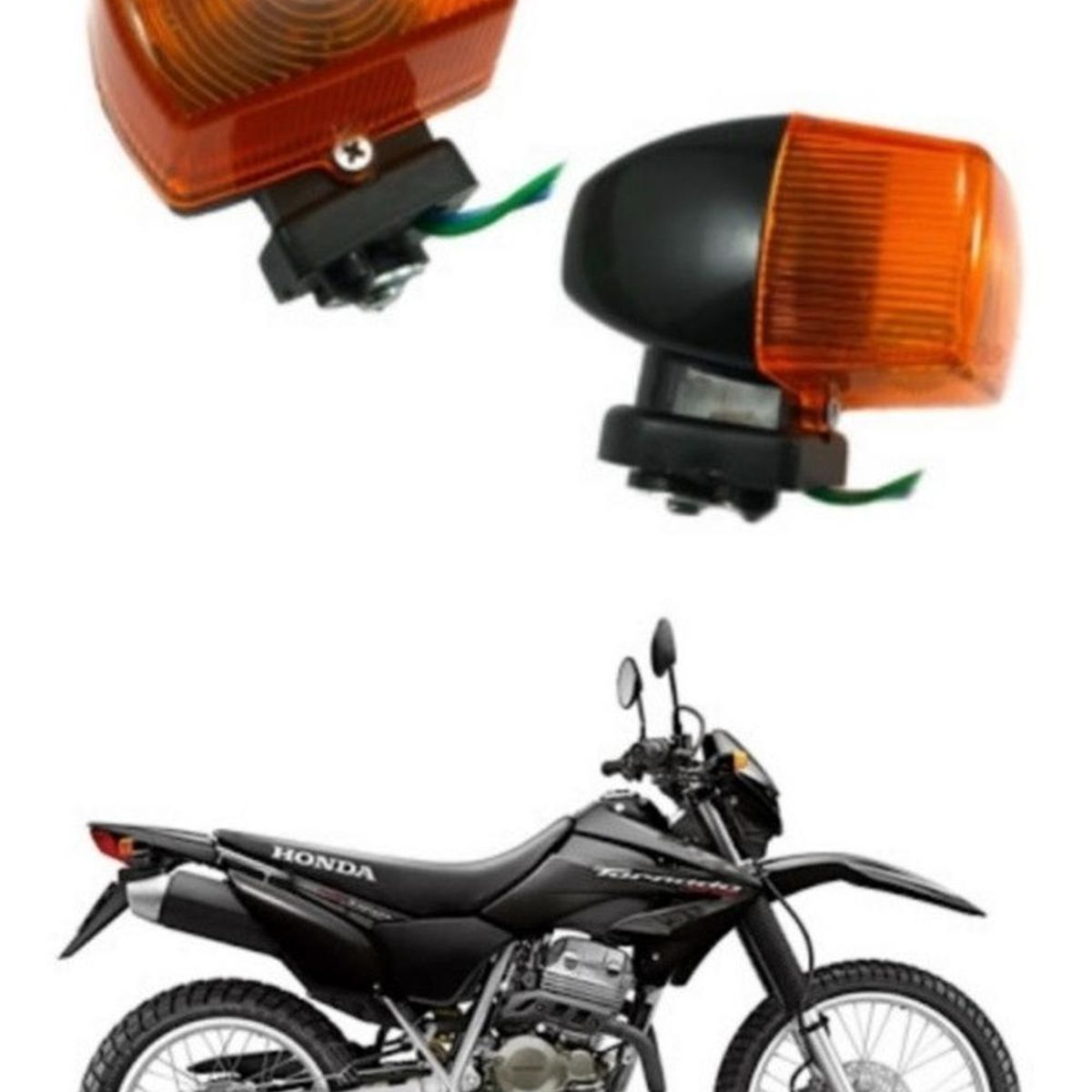 GENERICO - Intermitentes Para Moto Delanteros Honda Tornado 250