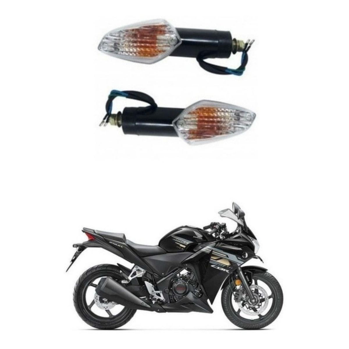 GENERICO - Intermitentes Para Moto Honda Cbr 250  Cbr 300