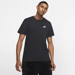 NIKE - Polera Sportswear Club Hombre Negro