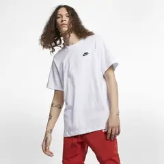 NIKE - Polera Sportswear Club Hombre Blanco